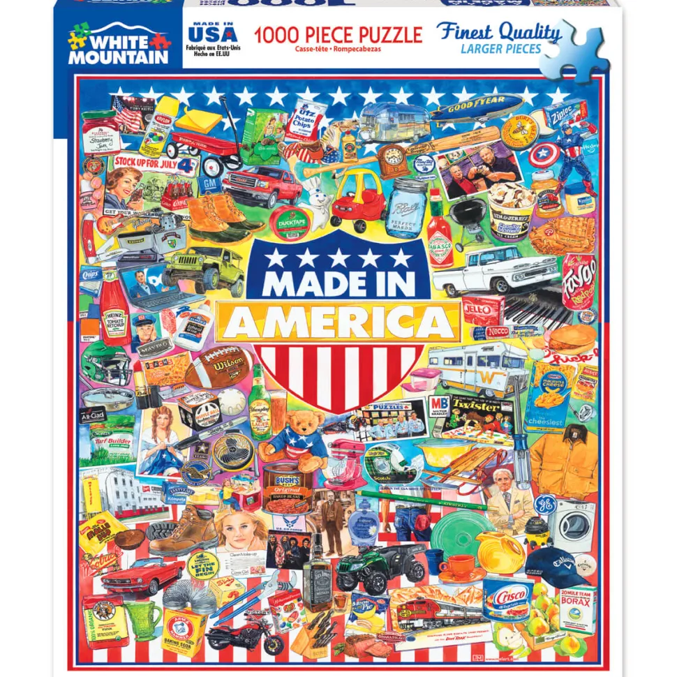 White Mountain Puzzles Made in America 1000 Pc