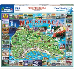 White Mountain Puzzles Mackinac Island 1000 Pc