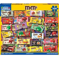 White Mountain Puzzles M&Ms 1000 Piece Jigsaw Puzzle