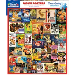 White Mountain Puzzles Movie Posters 1000 Pc