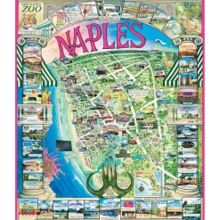 White Mountain Puzzles Naples FL 1000 Pc
