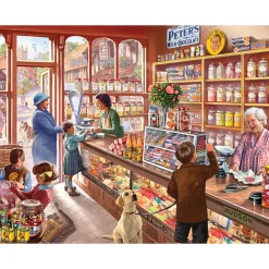 White Mountain Puzzles Old Candy Store 1000 Piece