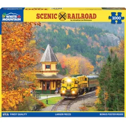 White Mountain Puzzles Scenic Railroad 1000 Pc