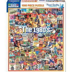 White Mountain Puzzles The Eighties 1000 Piece