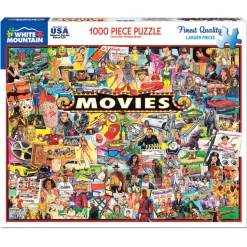 White Mountain Puzzles The Movies 1000 Piece