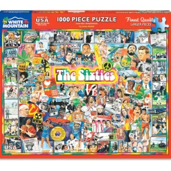 White Mountain Puzzles The Sixties 1000 Pc