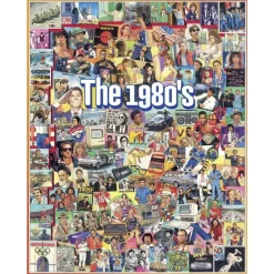 White Mountain Puzzles The Eighties 1000 Piece