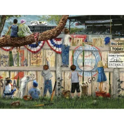 White Mountain Puzzles The Cheap Seats 550 Piece