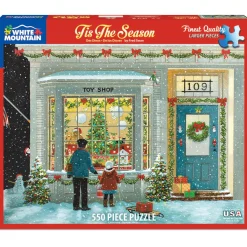 White Mountain Puzzles Tis the Season 550 Pc