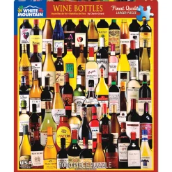 White Mountain Puzzles Wine Bottles 1000 Pc