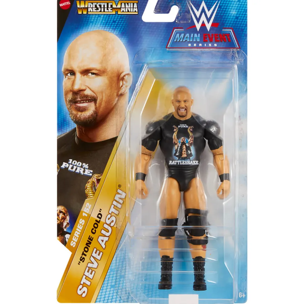 WWE Main Event Wrestlemania Series 152 'Stone Cold' Steve Austin Actio